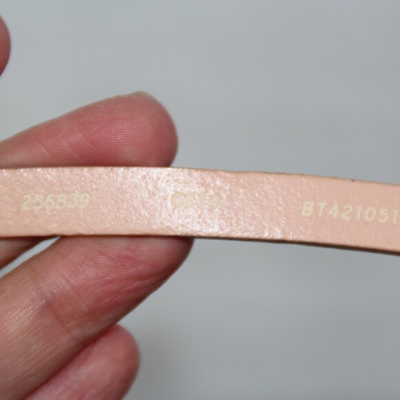 Fossil women's pink belt BT4210518 Size S - Picture 5 of 8